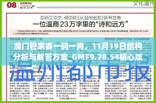 澳門管家婆一碼一肖，11月19日結(jié)構(gòu)分析與解答方案_GMF9.28.54精心版