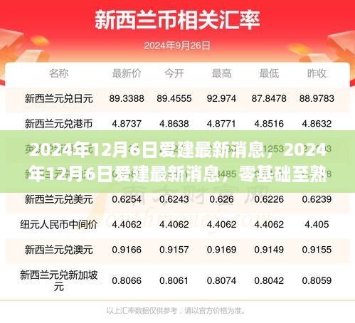 愛(ài)建最新消息及零基礎(chǔ)至熟練技能學(xué)習(xí)全攻略（2024年12月6日）
