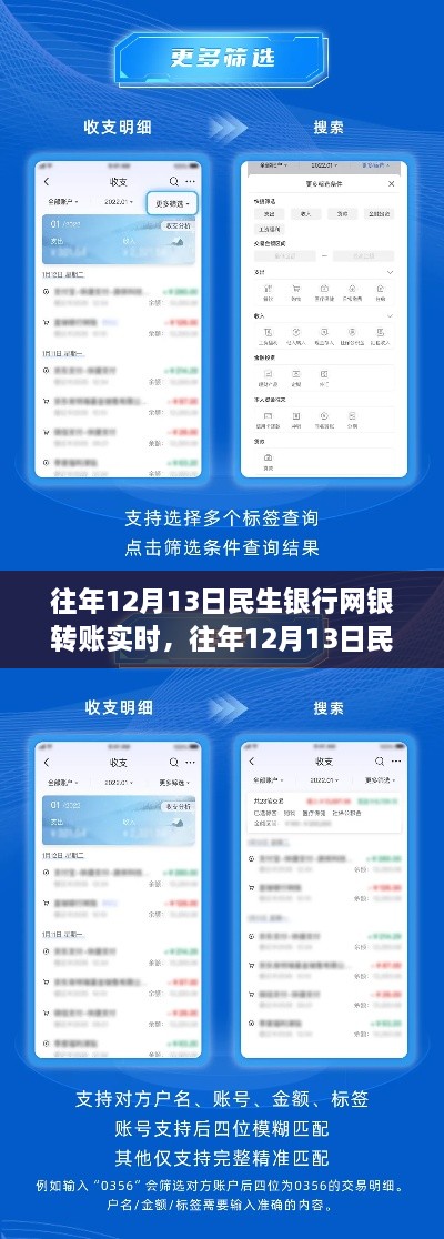 民生銀行網(wǎng)銀轉(zhuǎn)賬實(shí)時(shí)體驗(yàn)，探討往年1月13日的轉(zhuǎn)賬實(shí)時(shí)性及優(yōu)化探討